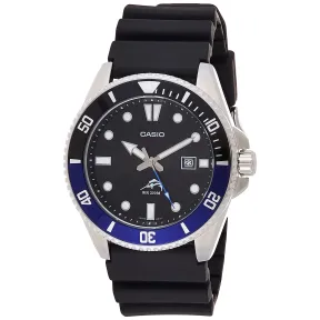 Reloj Casio de buceo negro Marlin MDV106-1AV 200M WR