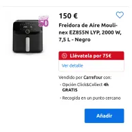 Freidoras de aire en promoción en Carrefour: 20% de ahorro