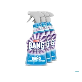 Cillit Bang 3 botes de 750ml para baño ultra brillo