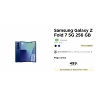 Samsung Galaxy Z Fold 7 256 GB - Cliente Jazztel 5G