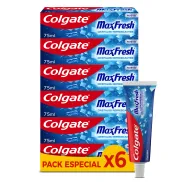 Pasta de Dientes Colgate 6 x 75 ml - Menta Refrescante
