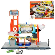 Conjunto de Pistas Corvette y Grúa Matchbox Spin Cyclone