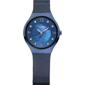 Reloj de Pulsera de Acero Inoxidable Solar para Mujer BERING