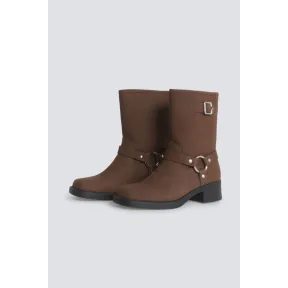Bota biker marrón de Springfield