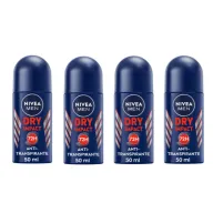 NIVEA MEN Roll-on Dry Impact 50 ml, antitranspirante 48h