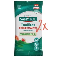 Sanytol Toallitas Desinfectantes Multiusos - 2 X 30