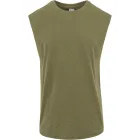 Camiseta Regular Negra sin Mangas Urban Classics para Hombre