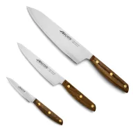 Conjunto de 3 Cuchillos de Acero Inoxidable para Cocina