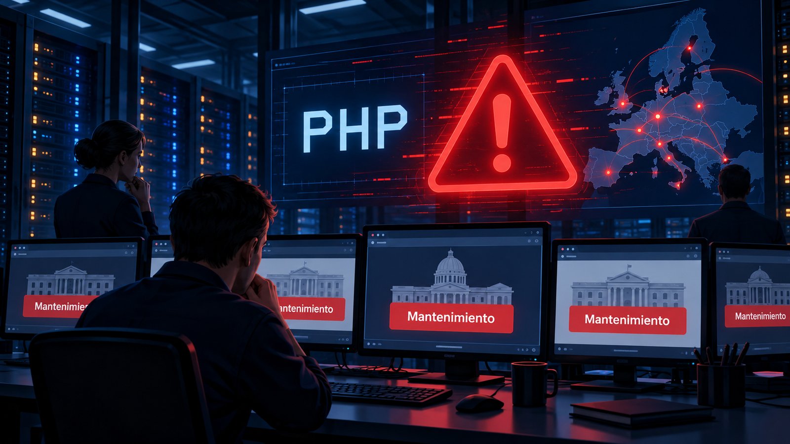 Fallo crítico en PHP: webs de media Europa, apagadas