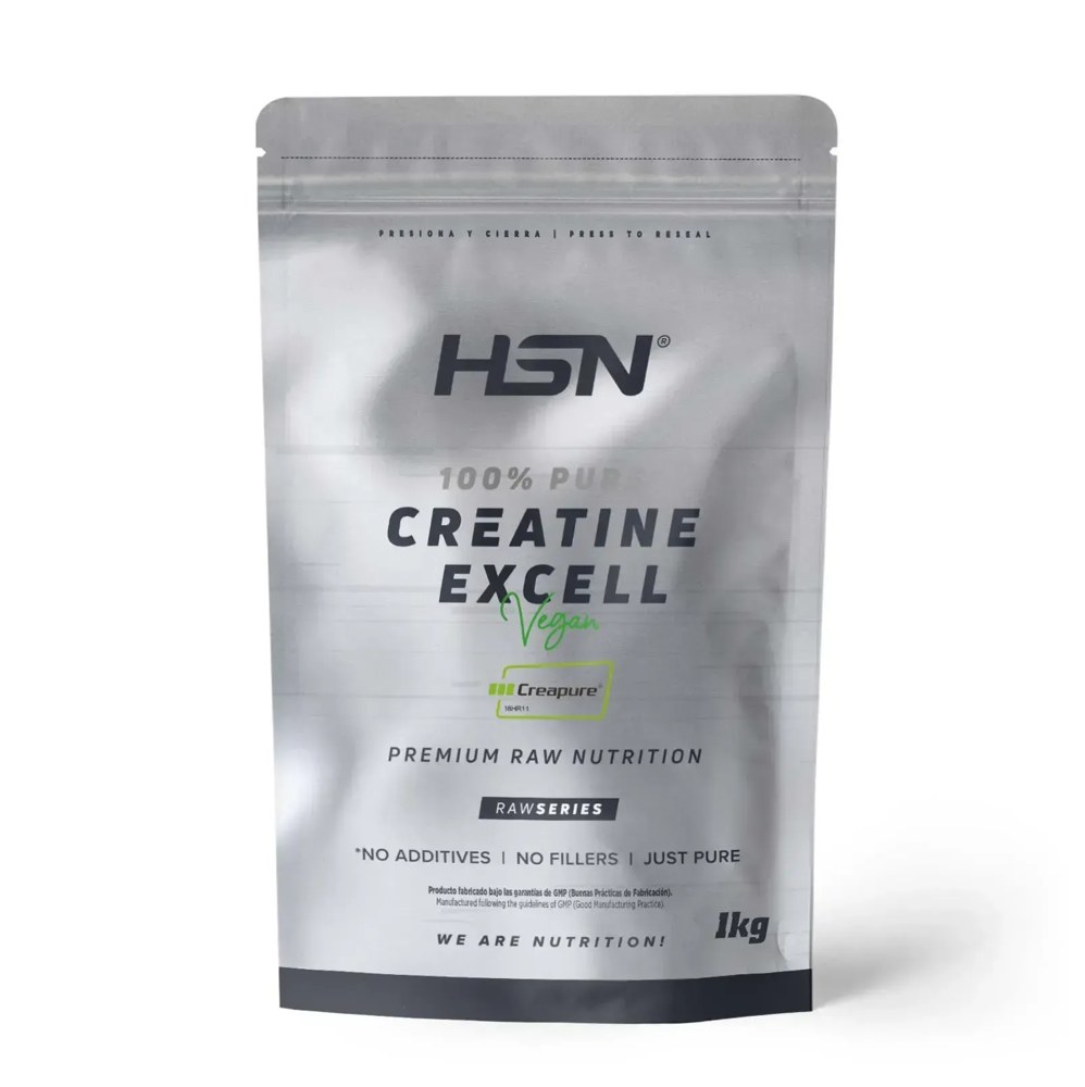 Bolsa de 1 kg de Creatina Excell con Creapure de HSN