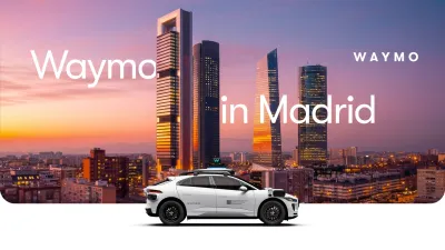 Waymo llevará sus robotaxis a Madrid en 2027