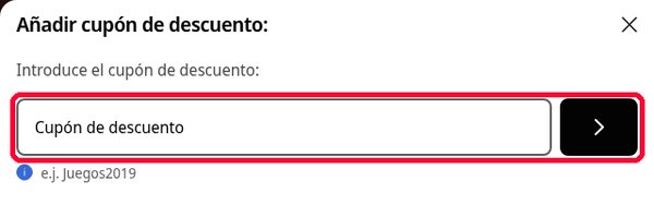 Casilla Introduce el cupón de descuento de MediaMarkt
