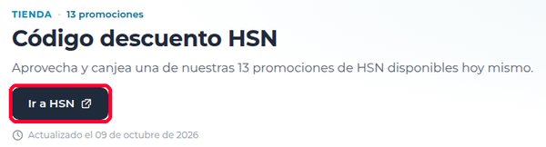 Botón Ir a HSN en Xaxuko para usar el código descuento