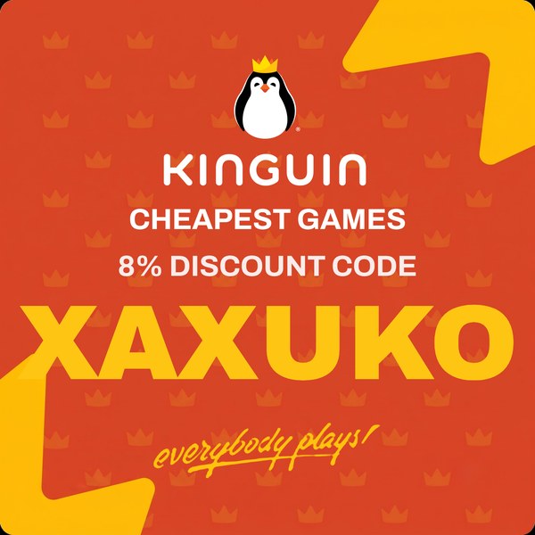 Código descuento Kinguin XAXUKO: 8 % en juegos y software