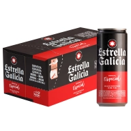 Pack de 10 Latas de Estrella Galicia Especial 33 cl