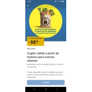 1° Compra con Lidl Plus: Consigue 5€ Gratis