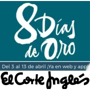 Días de oro en El Corte Inglés: ¡Ya disponible en web y app!