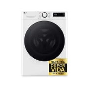 Lavadora frontal LG 8 kg, 1200 rpm, 12 programas, Steam