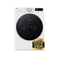 Lavadora frontal LG 8 kg, 1200 rpm, 12 programas, Steam