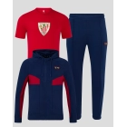 Conjunto Athletic Club Bilbao Castore: chaqueta, camiseta y pantalón