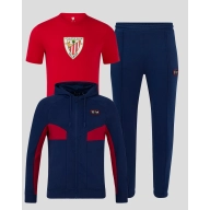 Conjunto Athletic Club Bilbao Castore: chaqueta, camiseta y pantalón