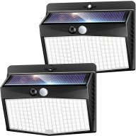Luz Solar Exterior con Sensor de Movimiento - 2 Unidades, Impermeable