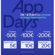 Premios en tus compras de la APP del 7 al 13 de abril