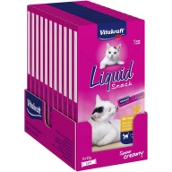 Snack líquido para gatos sabor pollo y salmón - Pack 11x90g