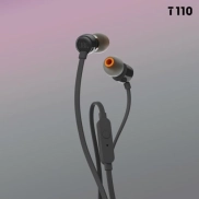 Auriculares JBL T110 con micrófono, Negro y Azul, 5,99€