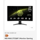 Monitor Gaming MSI MAG 27CQ6F + Regalo por 169 euros