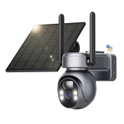 Cámara Solar 4G LTE Vigilancia Exterior 2K Sin WiFi SIM