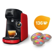 Cafetera Tassimo Finesse + 136 cápsulas, varios colores