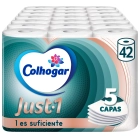 Papel Higiénico Extra Absorbente Colhogar Just 1 x42