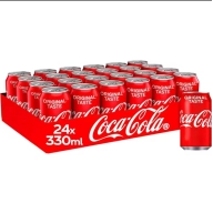 24 latas de Coca Cola 33 cl normal