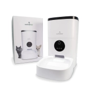 Comedero programable para mascotas con cámara y WiFi