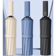 Gran Paraguas Automático Reforzado - Colores Vivos - UPF50+