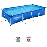Bestway Piscina Tubular de 400x211x81 cm