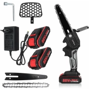 Motosierra inalámbrica Hasaki 88 V, 3000 W, 6 pulgadas