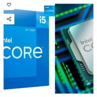 Intel Core i5-12400F 2.5 GHz - Procesador potente.