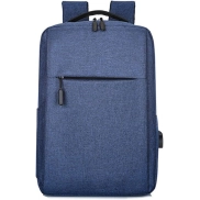 Mochila portátil azul impermeable, bolso de hombro a prueba de golpes