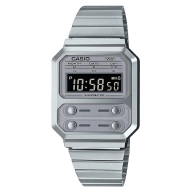 Reloj Digital Casio Cuarzo Unisex A100WE-7BEF con Acero