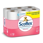 Papel higiénico Scottex 12 unidades, 2 capas originales
