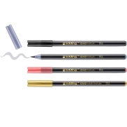 Set de 4 Rotuladores Edding 1340 - Metálico y Pincel 1-6mm