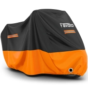Funda Protectora Impermeable para Moto 210D con Banda Reflectante
