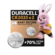 Pilas de botón de litio Duracell 2025, 3 V (2 unidades)