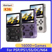 Retro K36: Consola portátil 3.5'' con 16000 juegos