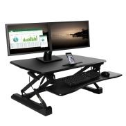 Elevador de Escritorio de Pie con Soporte para Teclado