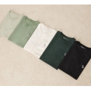 Pack de 5 camisetas 100% algodón Abercrombie & Fitch XS a 2XL