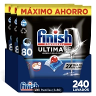 Pastillas Finish Ultimate 240x - Lavado a 0,13€