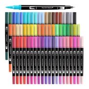 Rotuladores Doble Punta para Lettering - 60 Colores